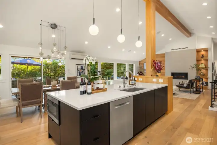 View from kitchen
