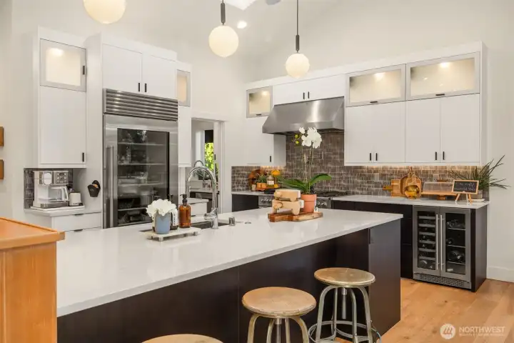 Gourmet kitchen