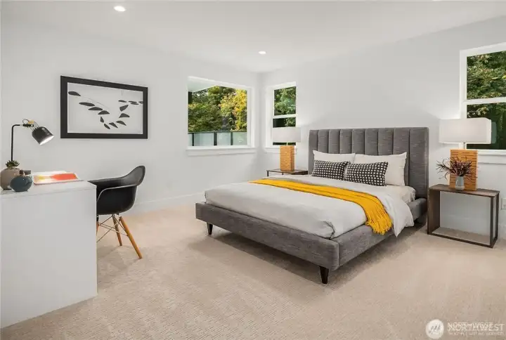 Lower bedroom (now being used as complete home office)