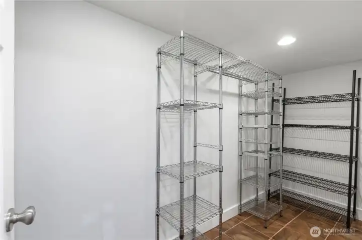 Basement large storage closet