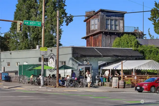 Just a short walk to Chuck's Hop Shop.