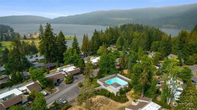 Overview of Ridgefield Condominiums towards Lake Whatcom