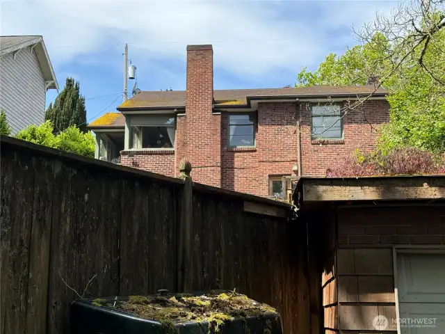 View from alley.