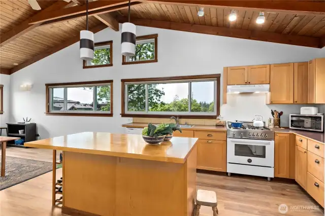 Roomy Kitchen with Island