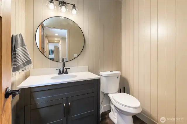 1 of 2 half baths on the main
