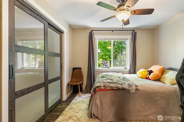Upstairs bed