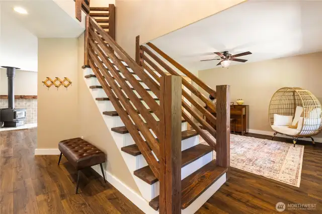 Custom made railing