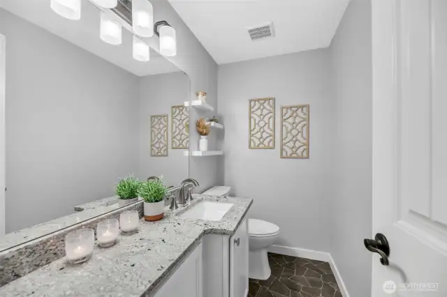 Main level 1/2 bath.