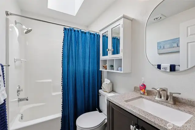 Main floor full bath.
