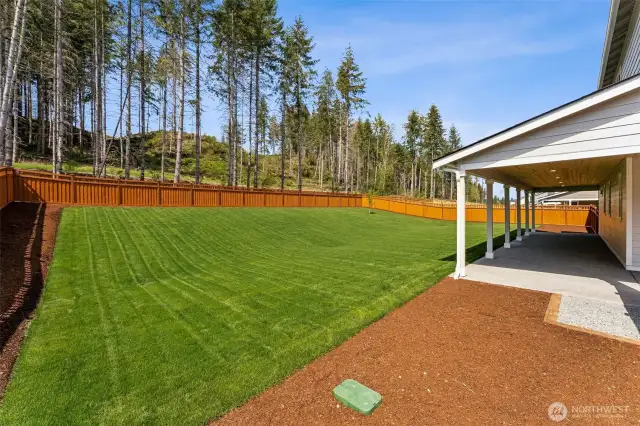 Not Actual Yard  Similar size 17,195sqft.