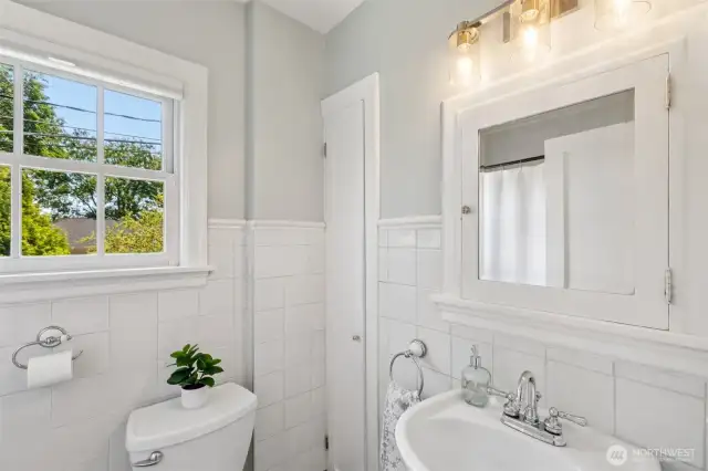 Full bath on the main level