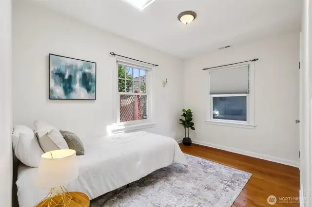 2 of 2 bedrooms on the main level