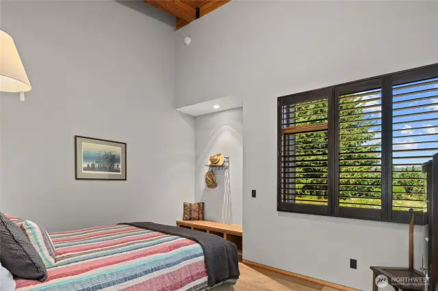 Bedroom one with golf course views.