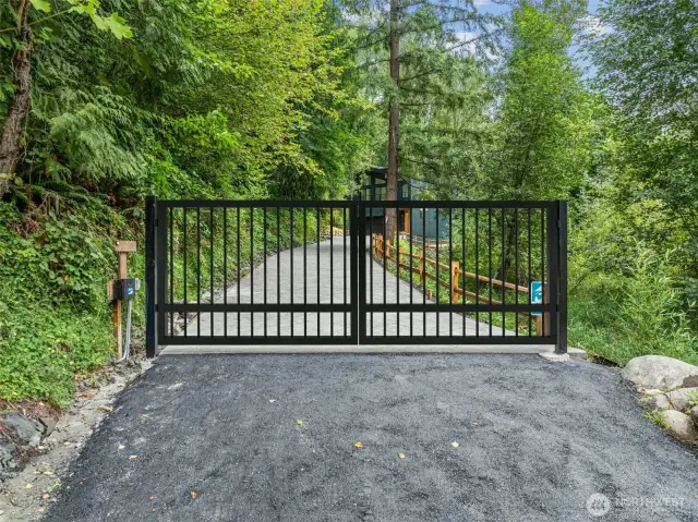 Artist rendering of gate. Will be installed by 8/14