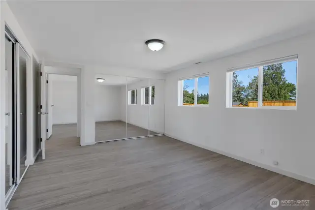 Two large closets...wow!