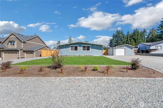 Such a cute remodeled home on a lovely street.