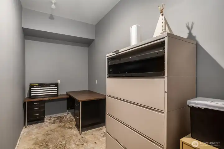 storage area downstairs