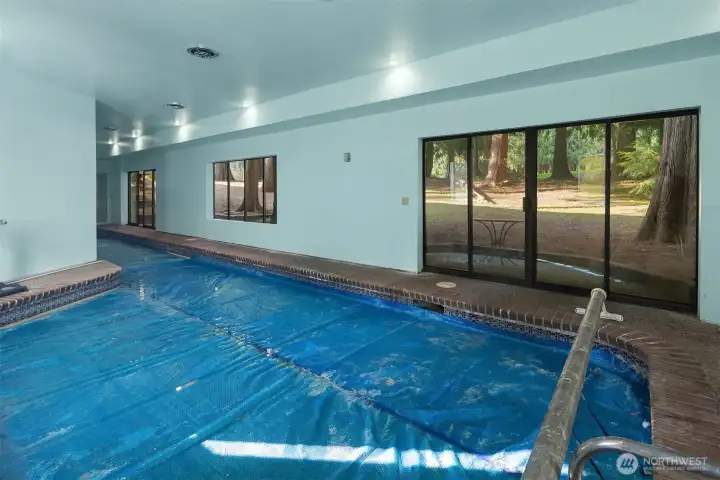 pool on lower level