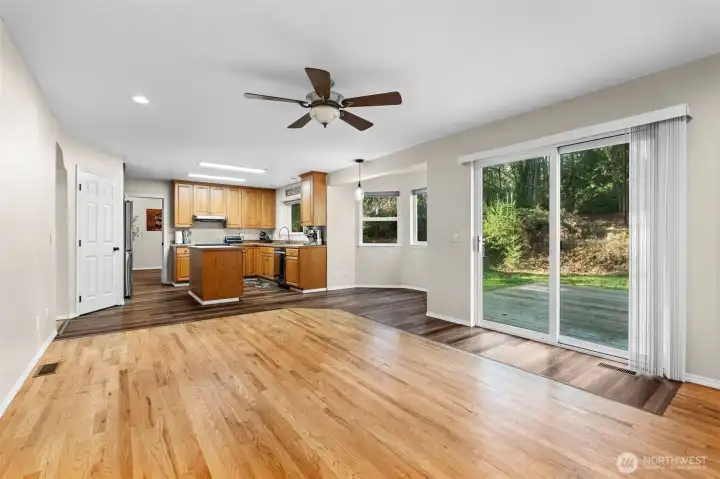 Great Room off the Kitchen