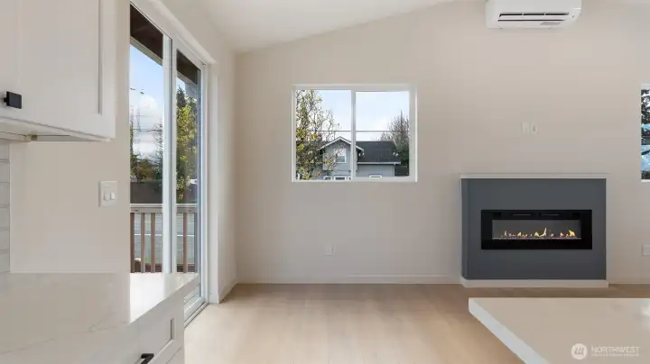 Windows offer so much light in the main living area.