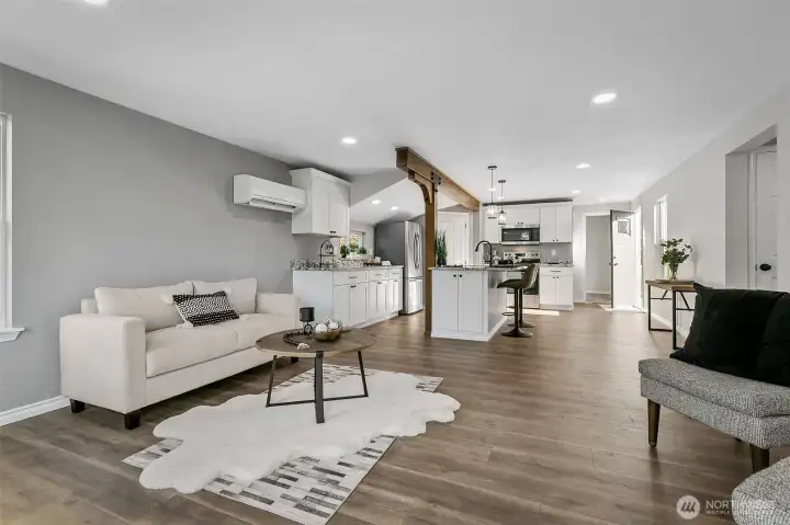 Open Concept Kitchen/Living Dining