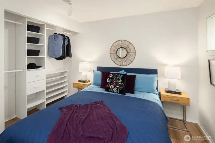 Primary Bedroom - look at that closet space!