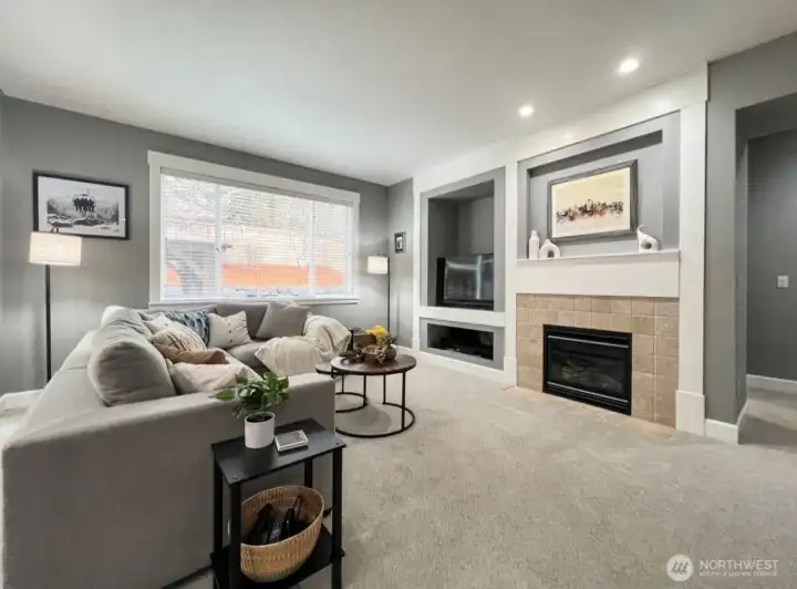 Fireplace for cozy winter nights