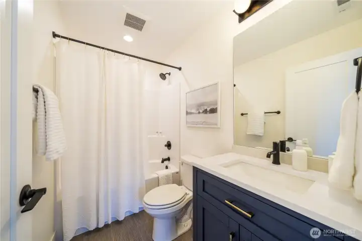 Hall Bath (towel rack installed now, not shown)