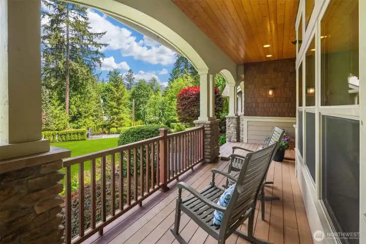 Enjoy the peace and privacy of this magnificent property while sitting outside on the wrap-around covered porch. Enjoy the peace and privacy of this magnificent property while sitting outside on the wrap-around covered porch.