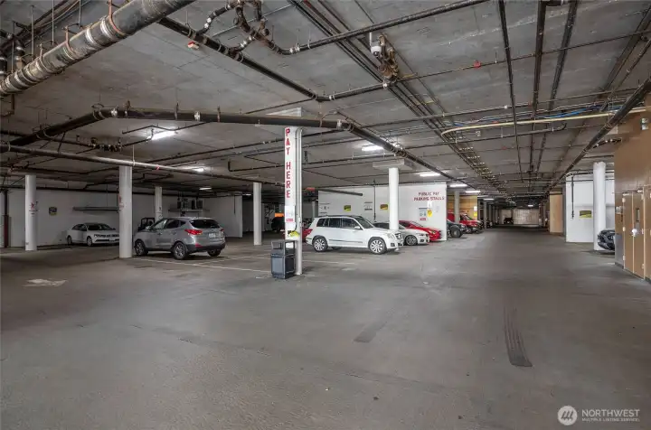 Guest parking garage