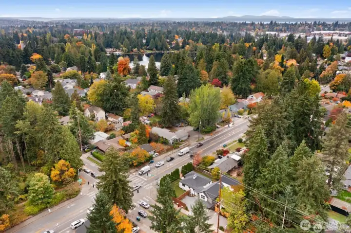 Beautiful NW backdrop surrounds home.