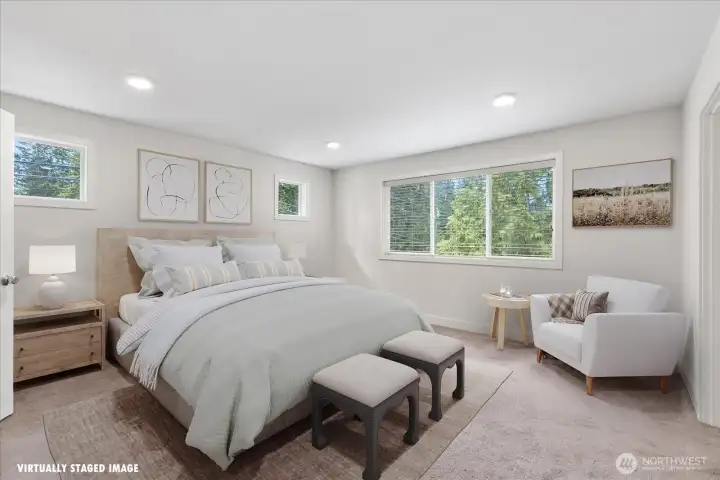 large primary suite