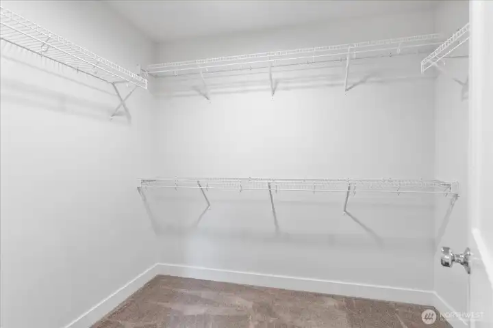 Primary closet