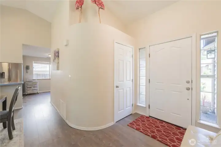 Welcoming high entry.