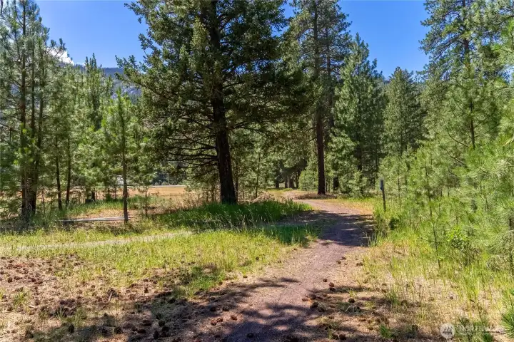 Community trails connect you to the best of Mazama in every season.