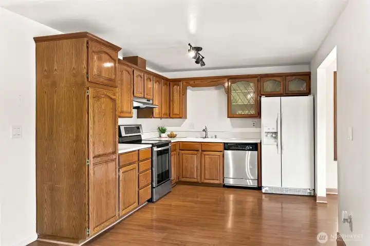 Kitchen from dining room