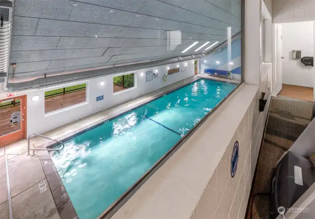 One of two indoor pools and hot tubs. Also, don't forget the sauna!