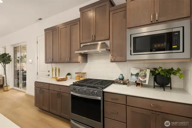 *photo taken from another similar staged home*