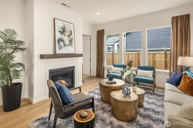 *photo taken from another similar staged home*