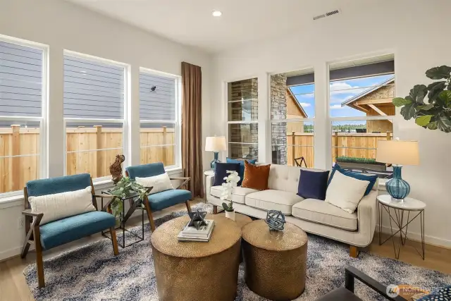 *photo taken from another similar staged home*