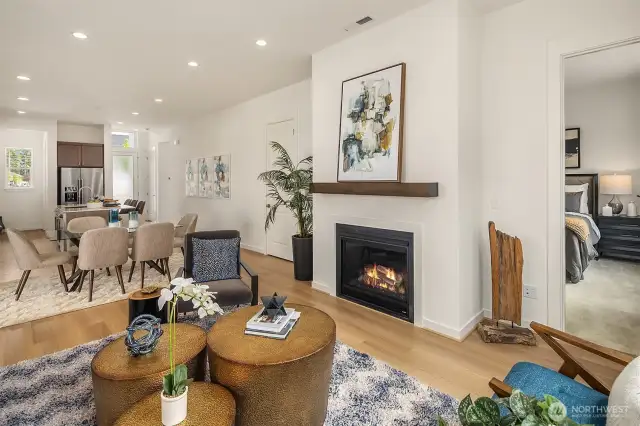 *photo taken from another similar staged home*