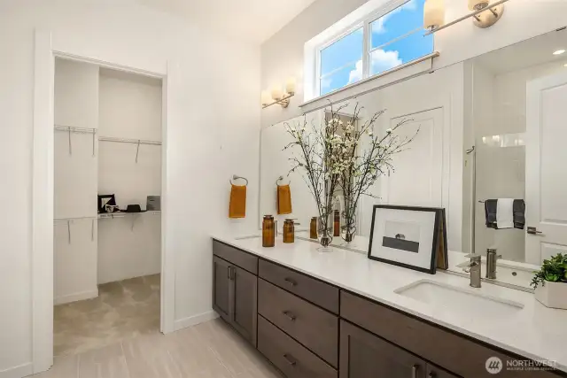 *photo taken from another similar staged home*