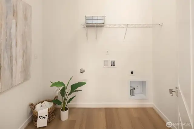 Laundry room  *photo taken from another similar staged home*