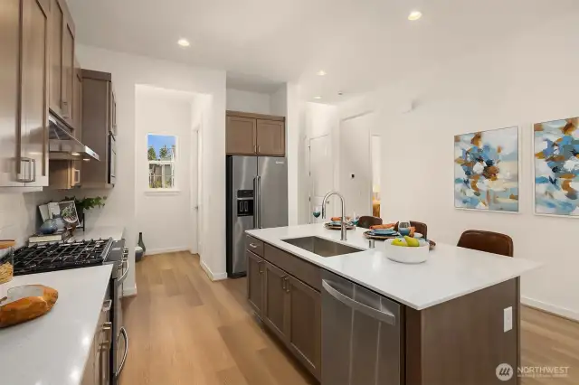 Kitchen *photo taken from another similar staged home*