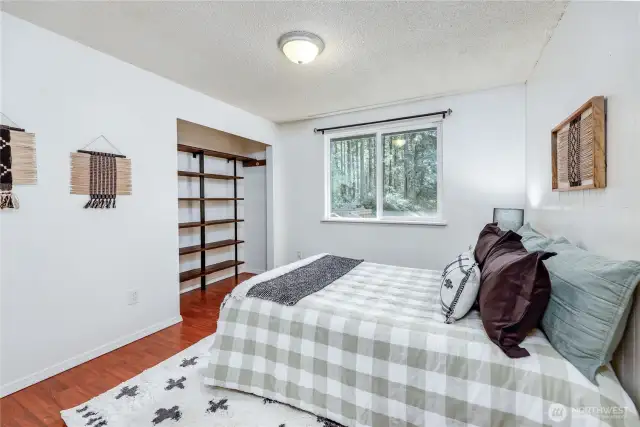 First bedroom with spacious closet