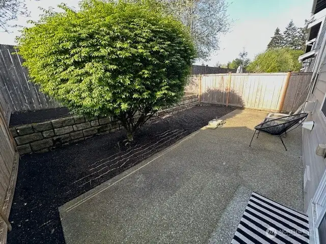 Patio off kitchen