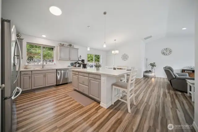 This floor plan is welcoming and provides for a simplified lifestyle.