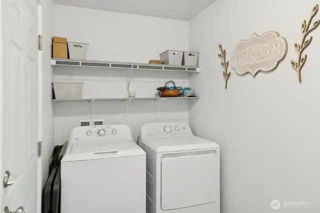 Laundry and Mudroom.  Garage entrance and straight to kitchen.