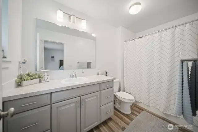 Primary bathroom adjoins your bedroom.