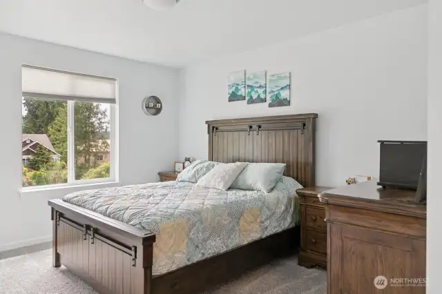 3rd bedroom with nice size windows to enjoy the views.